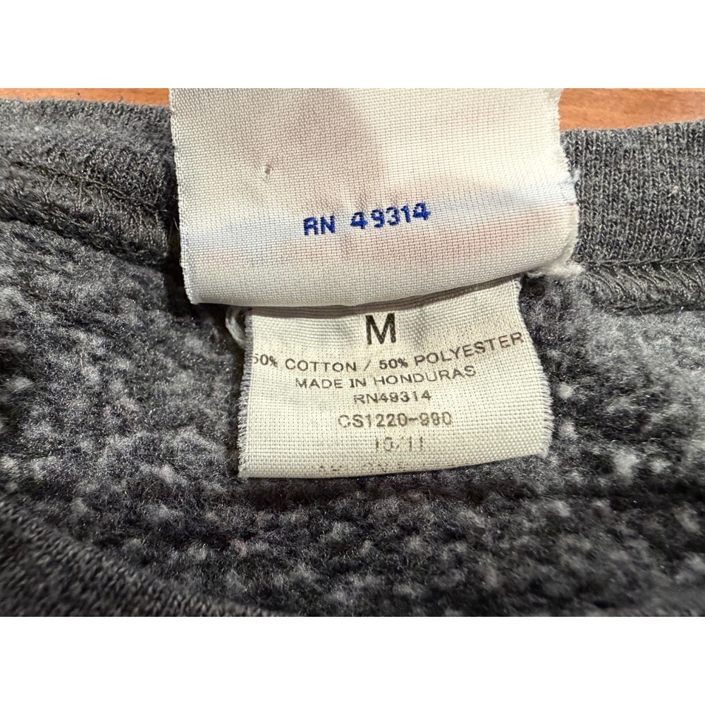 Champion Tulane University Sweatshirt M Gray Green Wave College Crewneck Y2K - Picture 4 of 8